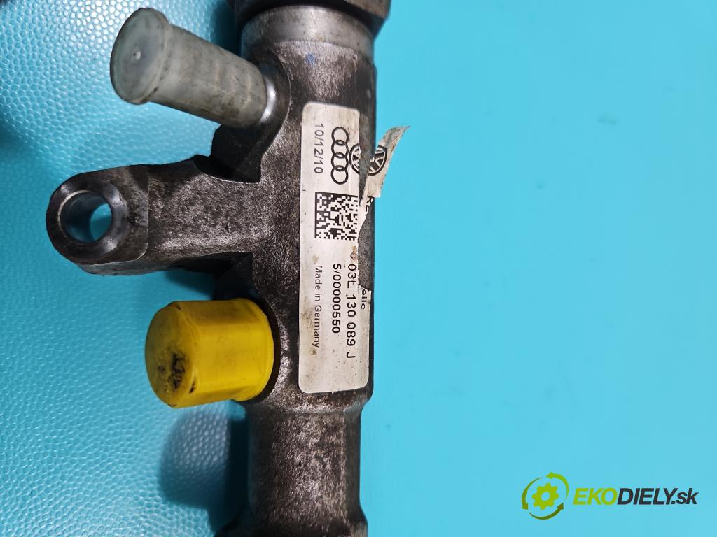 Vw Passat CC 2008-2016 2.0 tdi 140 HP manual 103 kW 1968 cm3 4- lišta vstrekovacia 03L130089J (Vstrekovacie lišty)