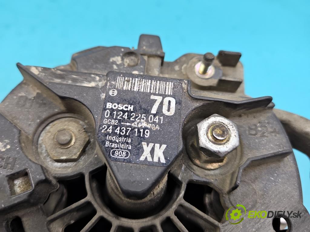 Opel Corsa C 2000-2006 1.0 12V 58 HP manual 43 kW 973 cm3 5- Alternator 24437119 (Alternátory)