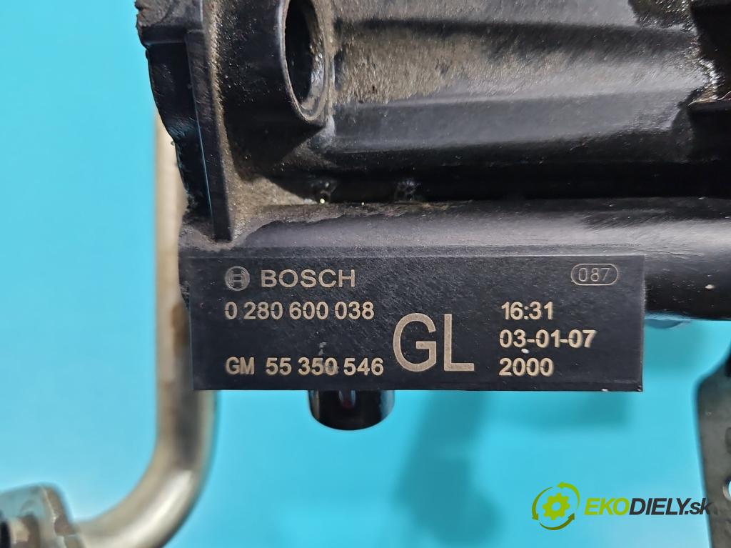 Opel Corsa C 2000-2006 1.0 12V 58 HP manual 43 kW 973 cm3 5- zvod nasávací 55350546 (Sacie potrubia)