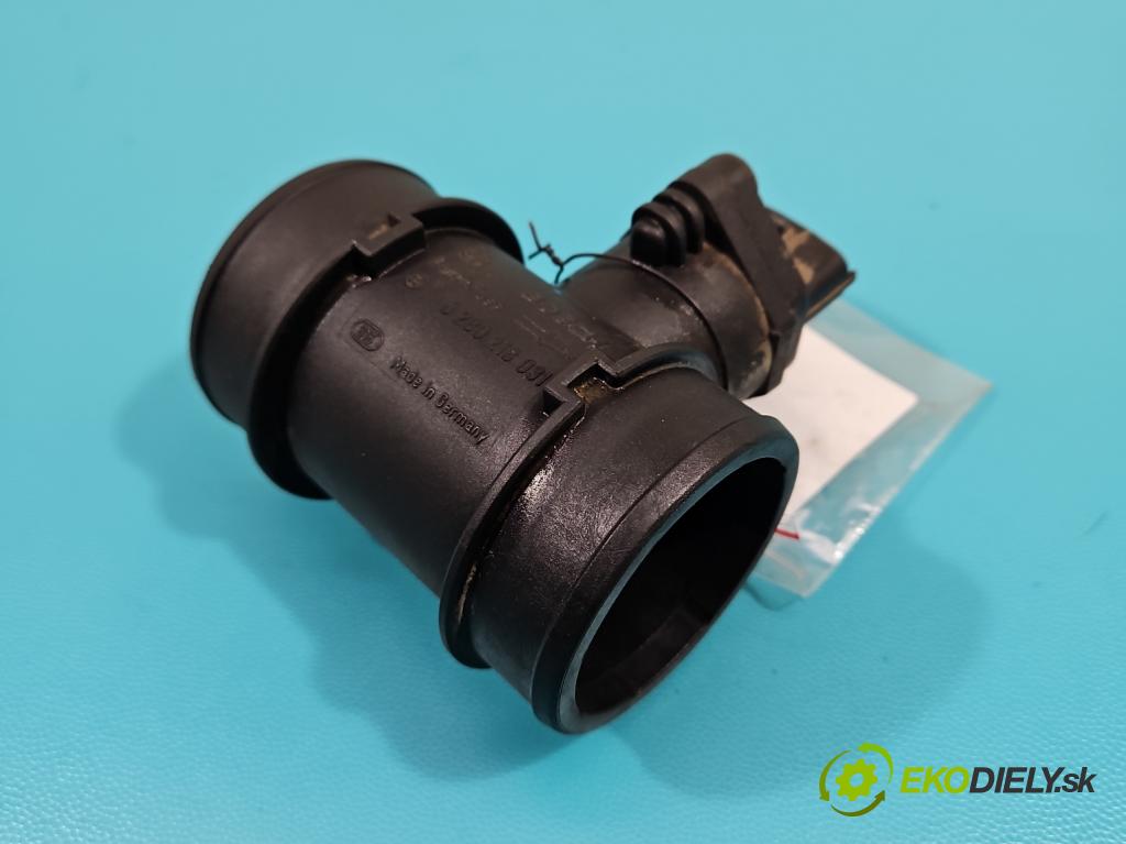 Opel Corsa C 2000-2006 1.0 12V 58 HP manual 43 kW 973 cm3 5- průtokoměr: 0280218031 (Váhy vzduchu)