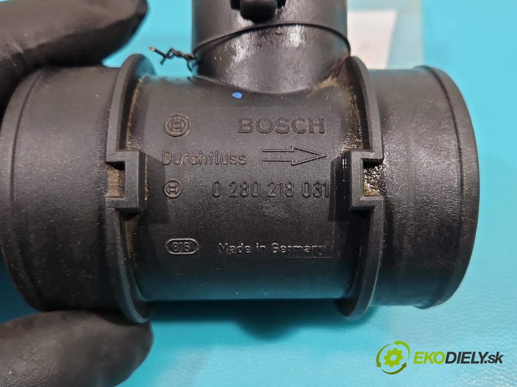 Opel Corsa C 2000-2006 1.0 12V 58 HP manual 43 kW 973 cm3 5- průtokoměr: 0280218031 (Váhy vzduchu)