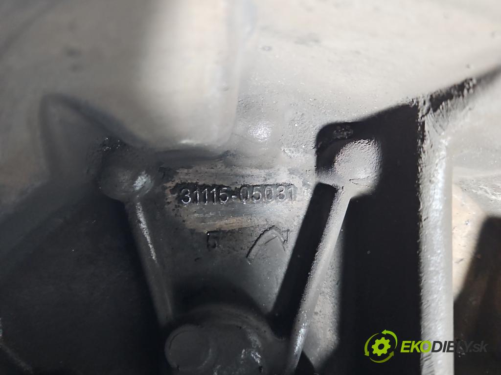 Toyota Corolla E16/E18  2013-2019 1.6 16V 132  HP manual 97 kW 1598 cm3 4- prevodovka stupeň,rýchlosť manual 31115-05031
