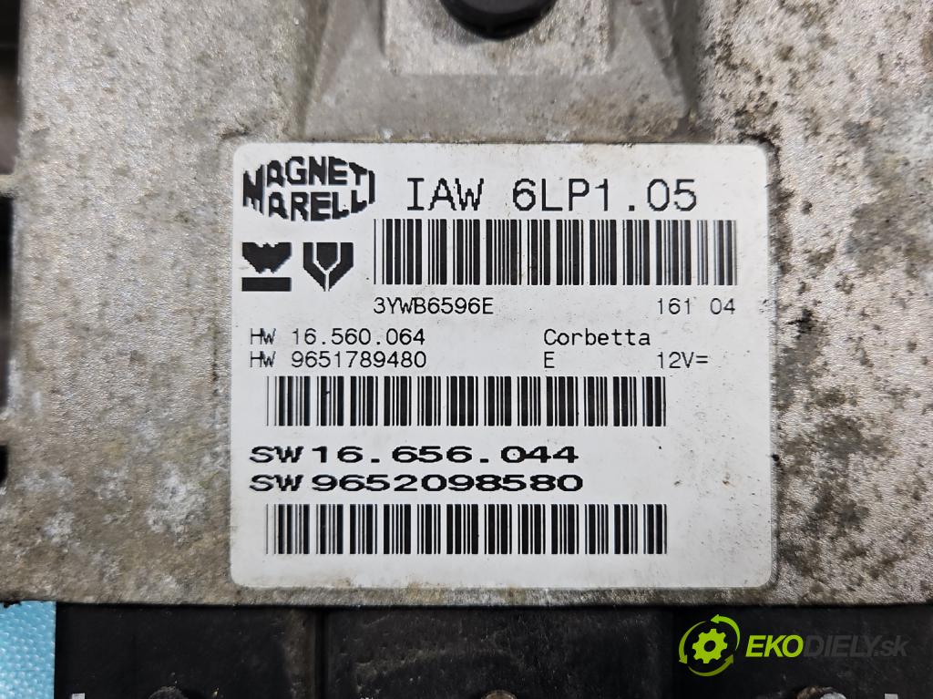 Citroen C8 2002-2014 2.0 16V (EW10J4): 136 HP manual 100 kW 1997 cm3 5- riadiaca jednotka motora IAW6LP1.05