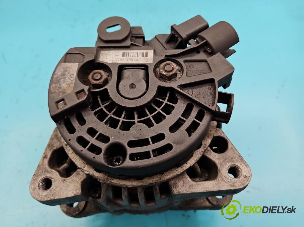 Citroen C8 2002-2014 2.0 16V (EW10J4): 136 HP manual 100 kW 1997 cm3 5- Alternator 9649846780 (Alternátory)