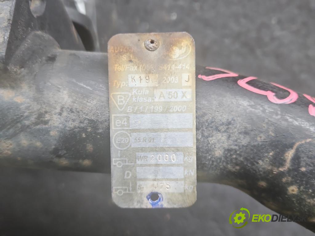 Ford Transit connect 1.8 tdci 90 hp manual 66 kW 1753 cm3 5- oko tažné  (Tažná zařízení)