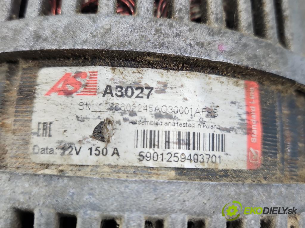Peugeot 406 2.0 hdi 109 HP manual 80 kW 1997 cm3 5- Alternator A3027 (Alternátory)
