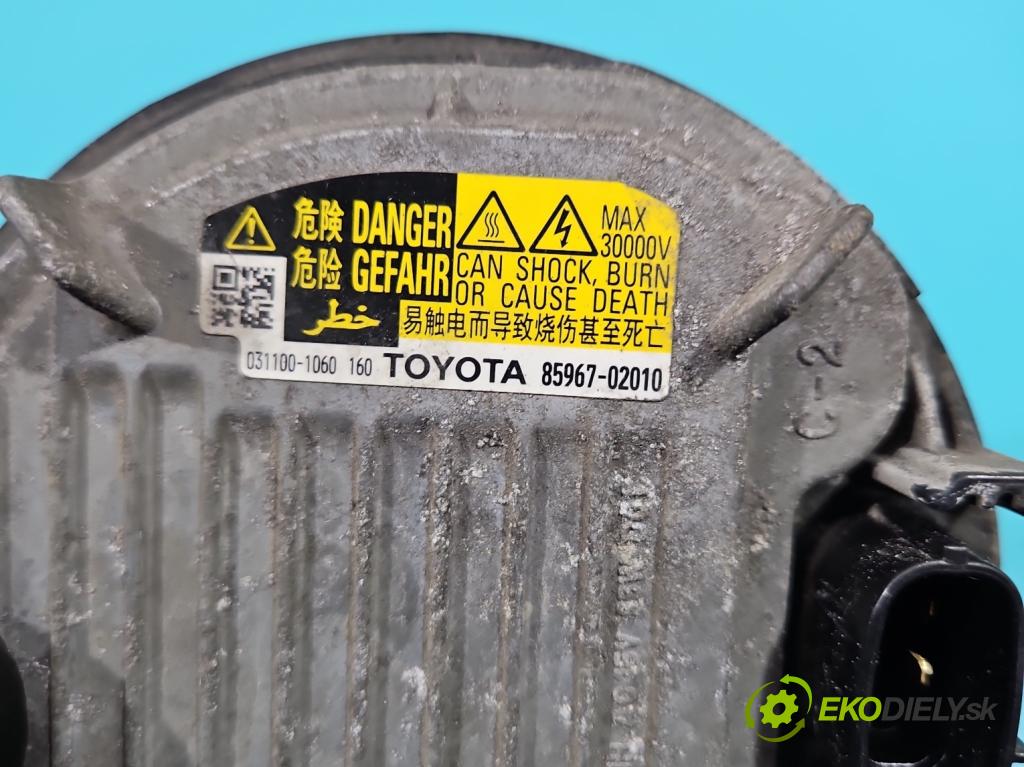 Toyota Avensis III T27 2009-2018 2.0 16V 152KM automatic 112 kW 1987 cm3 5- střídač: xenon 85967-02010 (Riadiace jednotky xenónu)