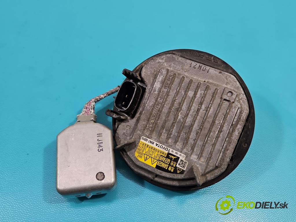 Toyota Avensis III T27 2009-2018 2.0 16V 152KM automatic 112 kW 1987 cm3 5- střídač: xenon 85967-02010 (Riadiace jednotky xenónu)