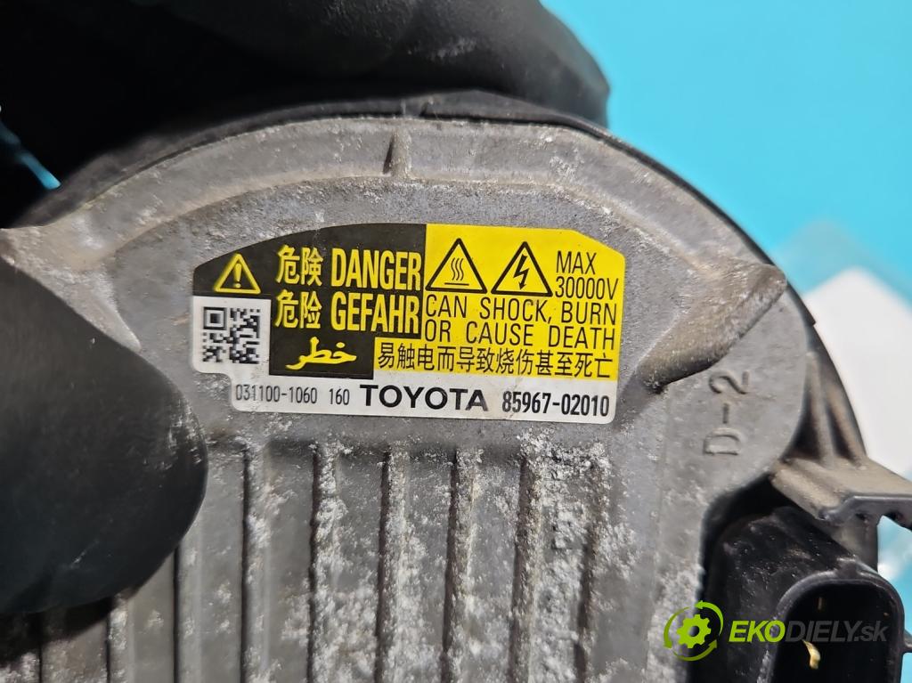 Toyota Avensis III T27 2009-2018 2.0 16V 152KM automatic 112 kW 1987 cm3 5- střídač: xenon 85967-02010 (Riadiace jednotky xenónu)