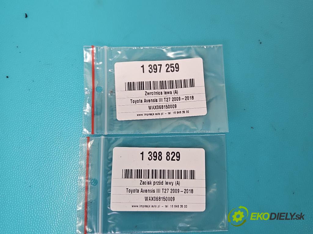 Toyota Avensis III T27 2009-2018 2.0 16V 152KM automatic 112 kW 1987 cm3 5- náboj ľavé (Náboje)