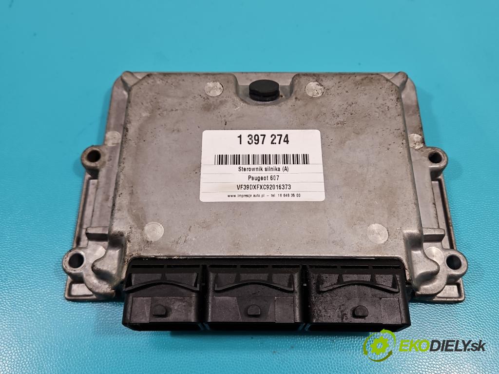 Peugeot 607 3.0 v6 207 HP manual 152 kW 2946 cm3 4- riadiaca jednotka motora 0261206742