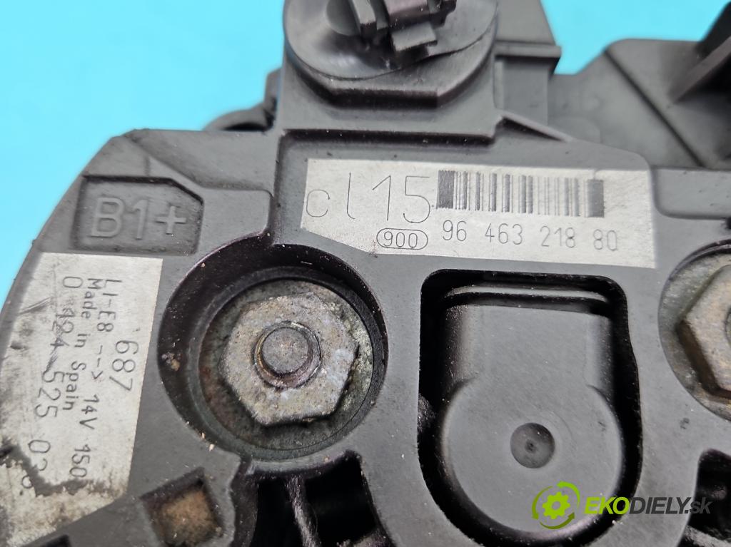 Citroen Xsara Picasso 1.6 hdi 90 HP manual 66,2 kW 1560 cm3 5- Alternator 9646321880 (Alternátory)