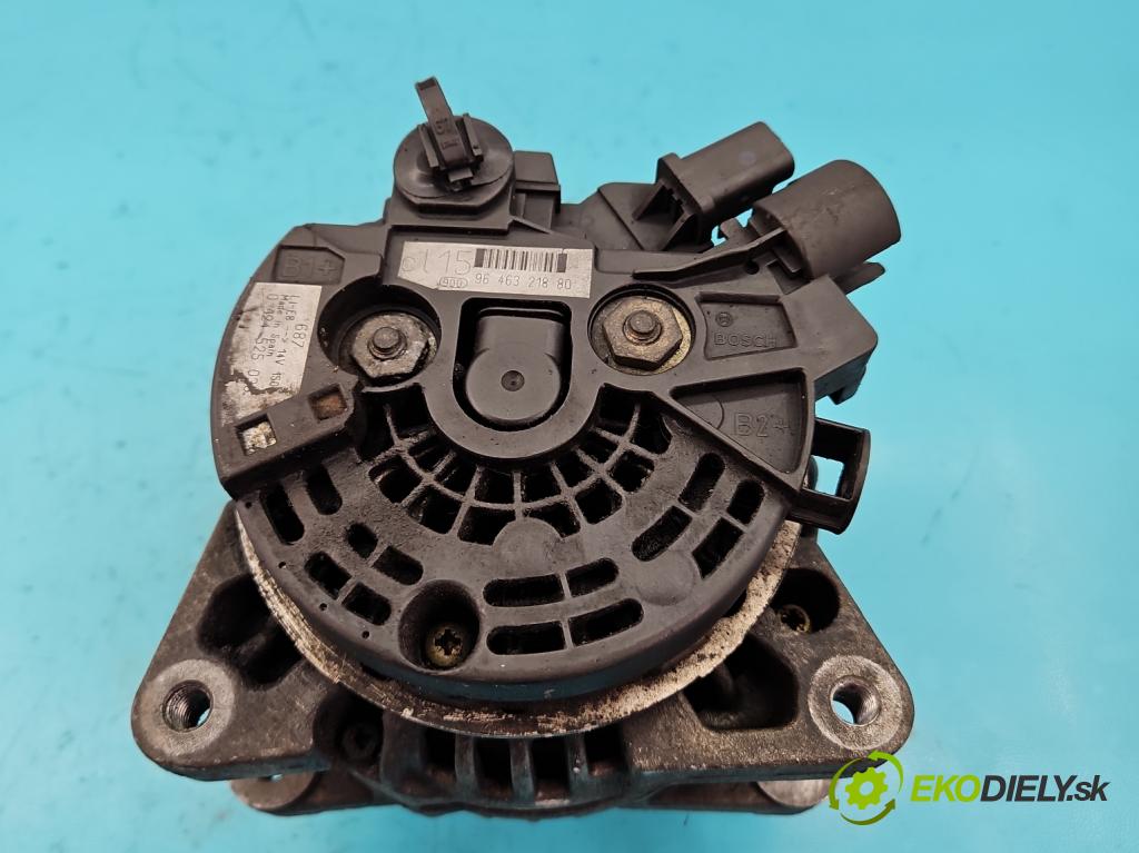 Citroen Xsara Picasso 1.6 hdi 90 HP manual 66,2 kW 1560 cm3 5- Alternator 9646321880 (Alternátory)