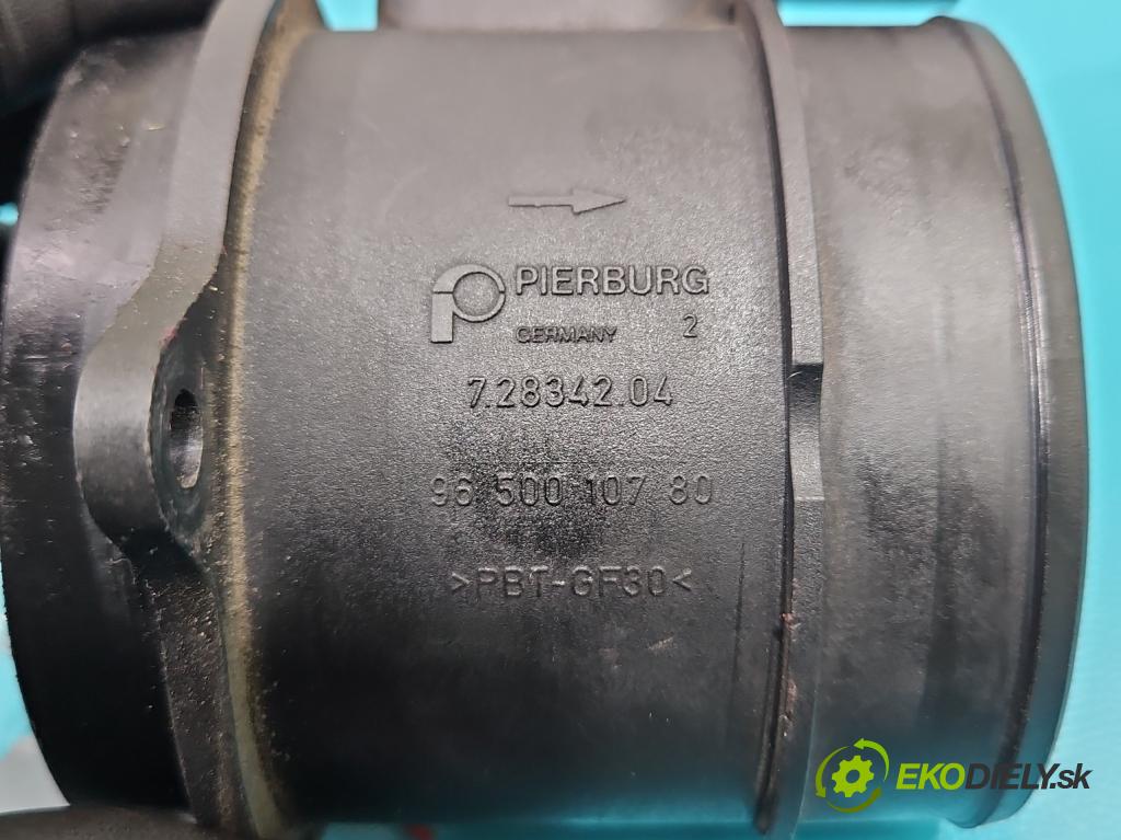 Citroen Xsara Picasso 1.6 hdi 90 HP manual 66,2 kW 1560 cm3 5- průtokoměr: 9650010780 (Váhy vzduchu)