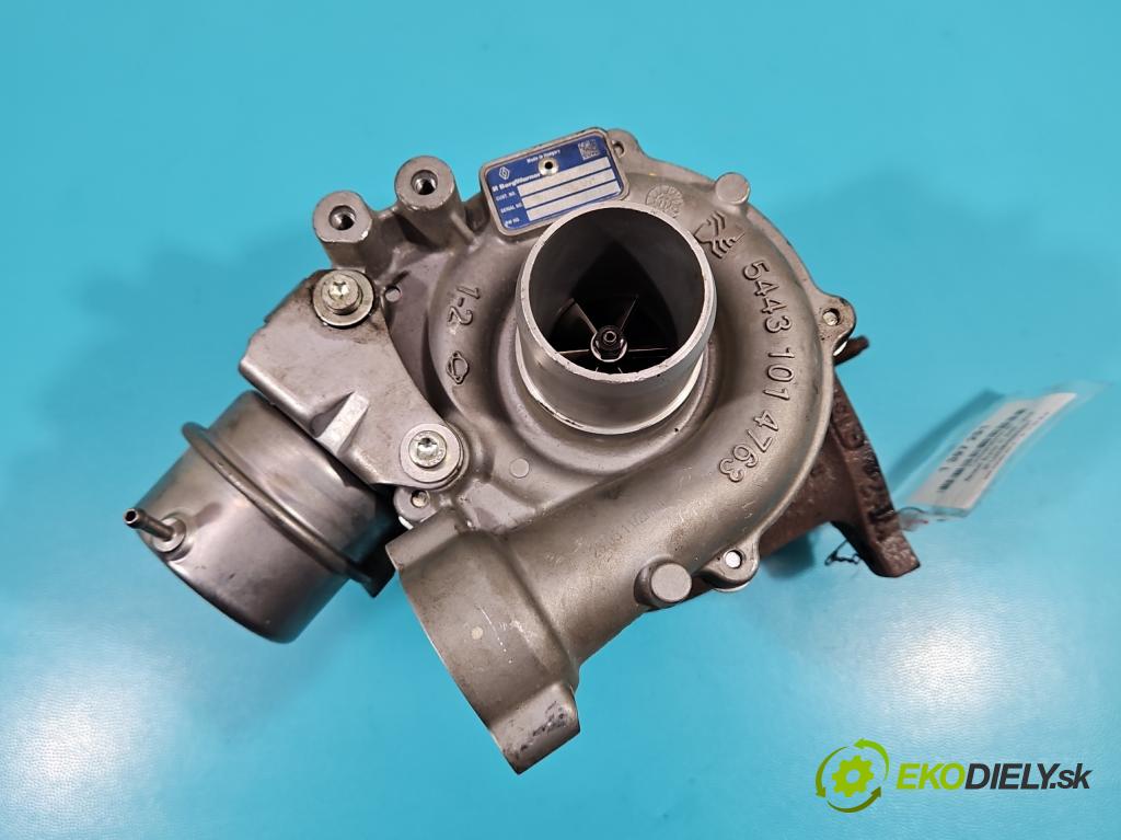 Renault Scenic III 2009-2016 1.6 dci 131 hp manual 96 kW 1598 cm3 5- Turbodmychadlo 54389700001 (Turbodúchadla (kompletní))