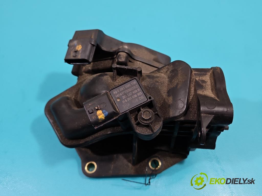 Renault Scenic III 2009-2016 1.6 dci 131 HP manual 96 kW 1598 cm3 5- klapka 0281006108 (Škrtiace klapky)