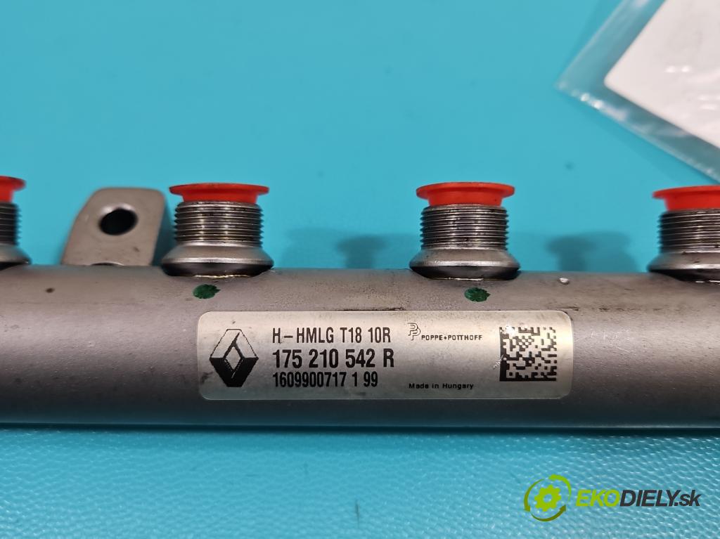 Renault Scenic III 2009-2016 1.6 dci 131 HP manual 96 kW 1598 cm3 5- lišta vstrekovacia 175210542R (Vstrekovacie lišty)