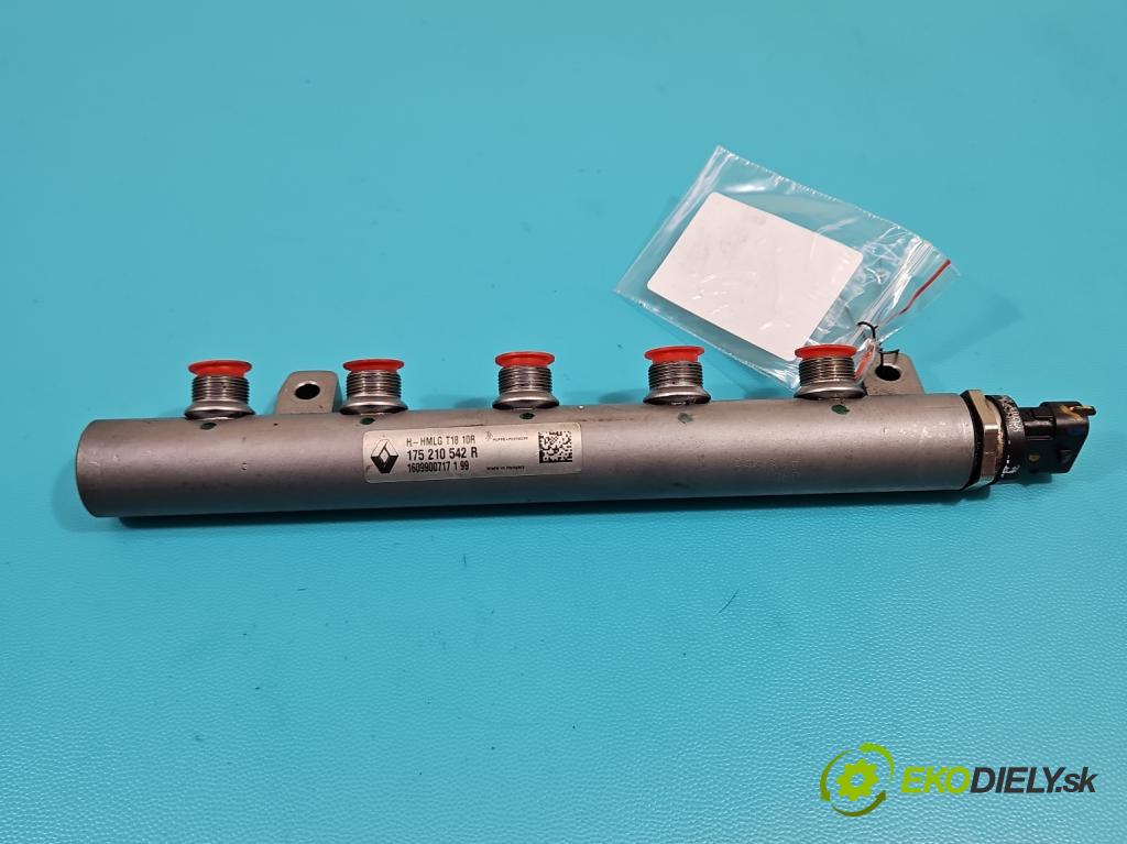 Renault Scenic III 2009-2016 1.6 dci 131 HP manual 96 kW 1598 cm3 5- lišta vstrekovacia 175210542R (Vstrekovacie lišty)