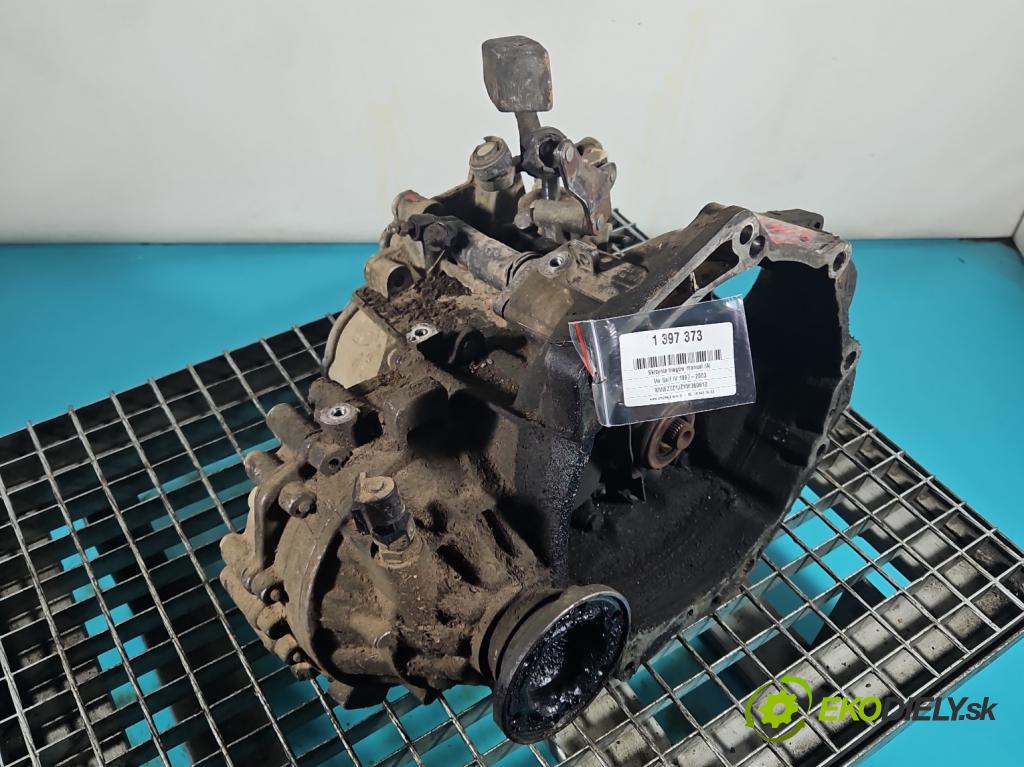 Vw Golf IV 1997-2003 1.9 tdi 90 HP manual 66 kW 1896 cm3 5- prevodovka stupeň,rýchlosť manual EBJ