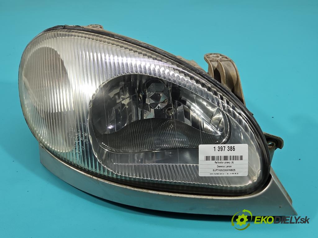Daewoo Lanos 1.5 16V 99 HP manual 73 kW 1498 cm3 4- Reflektor: pravý  (Pravé)