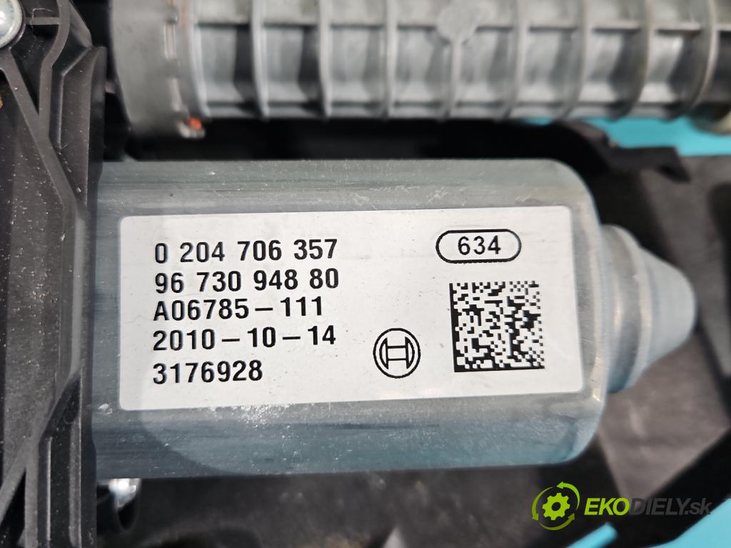 Peugeot 3008 I 2009-2016 1.6 hdi 111KM manual 82 kW 1560 cm3 5- Brzda manuál: elektrický: 0204706357 (Ručné brzdy)