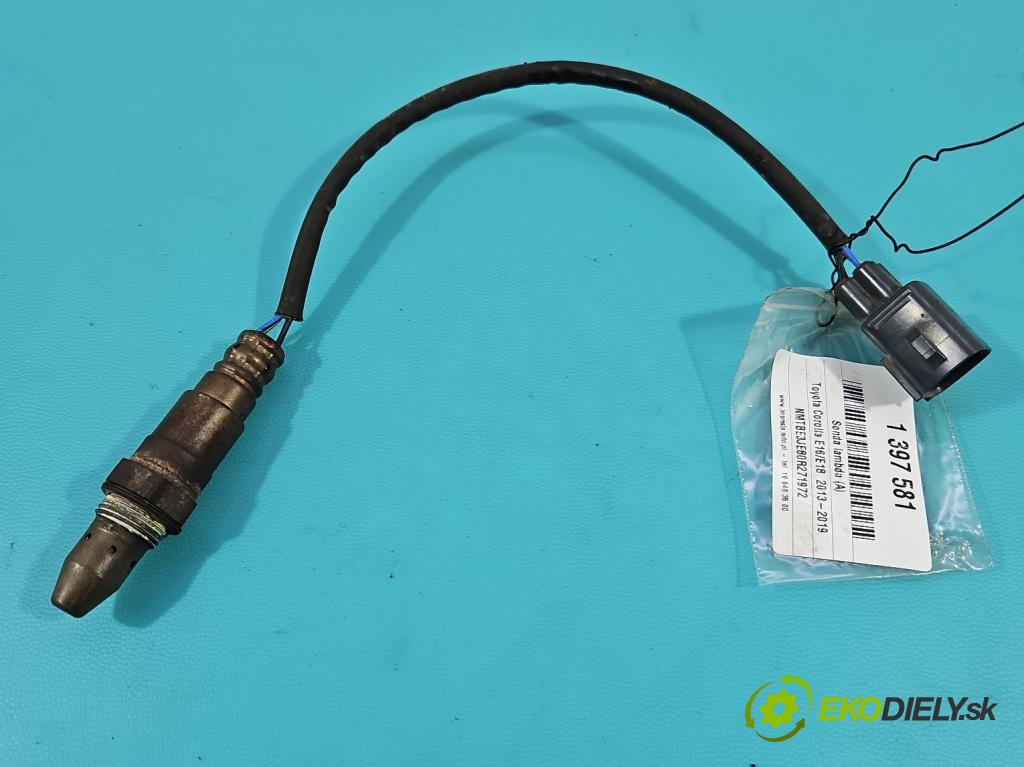 Toyota Corolla E16/E18  2013-2019 1.6 16V 132  HP manual 97 kW 1598 cm3 4- Sonda lambda 89467-67060 (Lambda sondy)