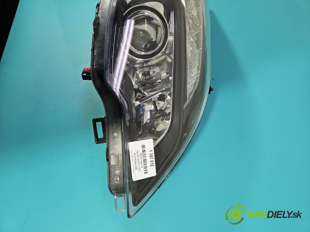 Opel Meriva B 2010-2017 1.4 T 140 HP manual 103 kW 1364 cm3 5- Reflektor: pravý 13253636 (Pravé)