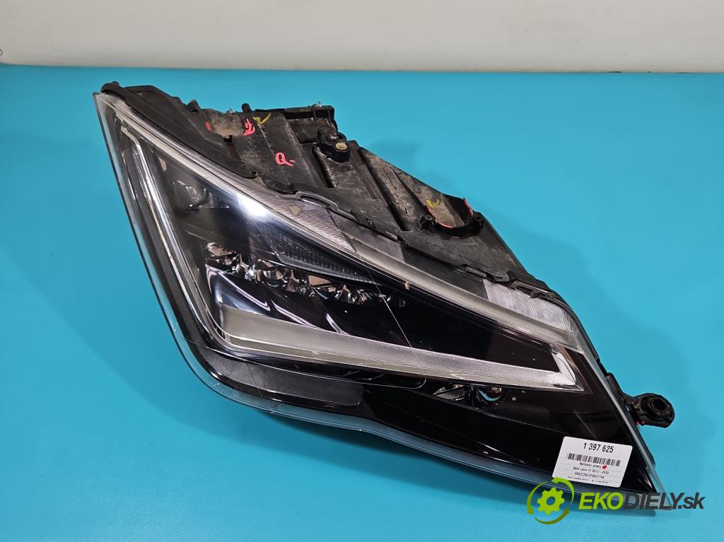 Seat Leon III 2012-2020 2.0 tdi 150 HP manual 110 kW 1968 cm3 5- Reflektor: pravý 5F1941008B (Pravé)