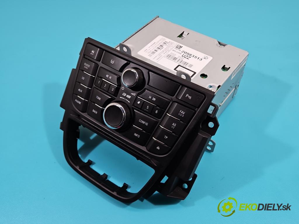 Opel Meriva B 2010-2017 1.4 T 140 HP manual 103 kW 1364 cm3 5- Radio originál V