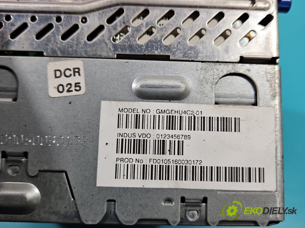 Opel Zafira B 2005-2014 1.9 cdti 120 HP manual 88 kW 1910 cm3 5- Radio originál 13163935