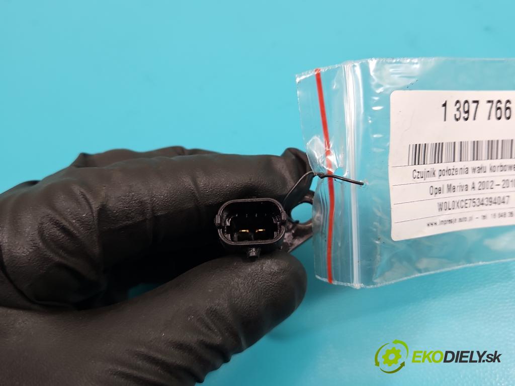 Opel Meriva A 2002-2010 1.6 16V 101 hp manual 74 kW 1598 cm3 5- snímač pozice: hřídel klikový  (Snímače polohy kliky, vačky)