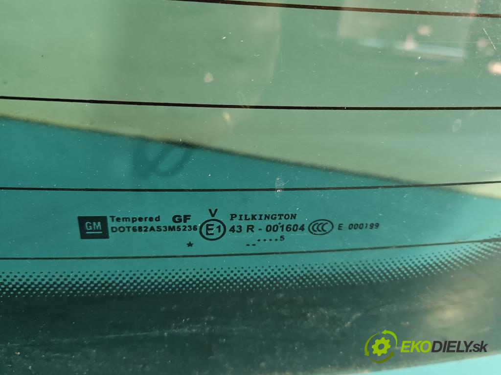 Opel Zafira B 2005-2014 1.9 cdti 120 hp manual 88 kW 1910 cm3 5- sklo zadní  (Okna zadní)