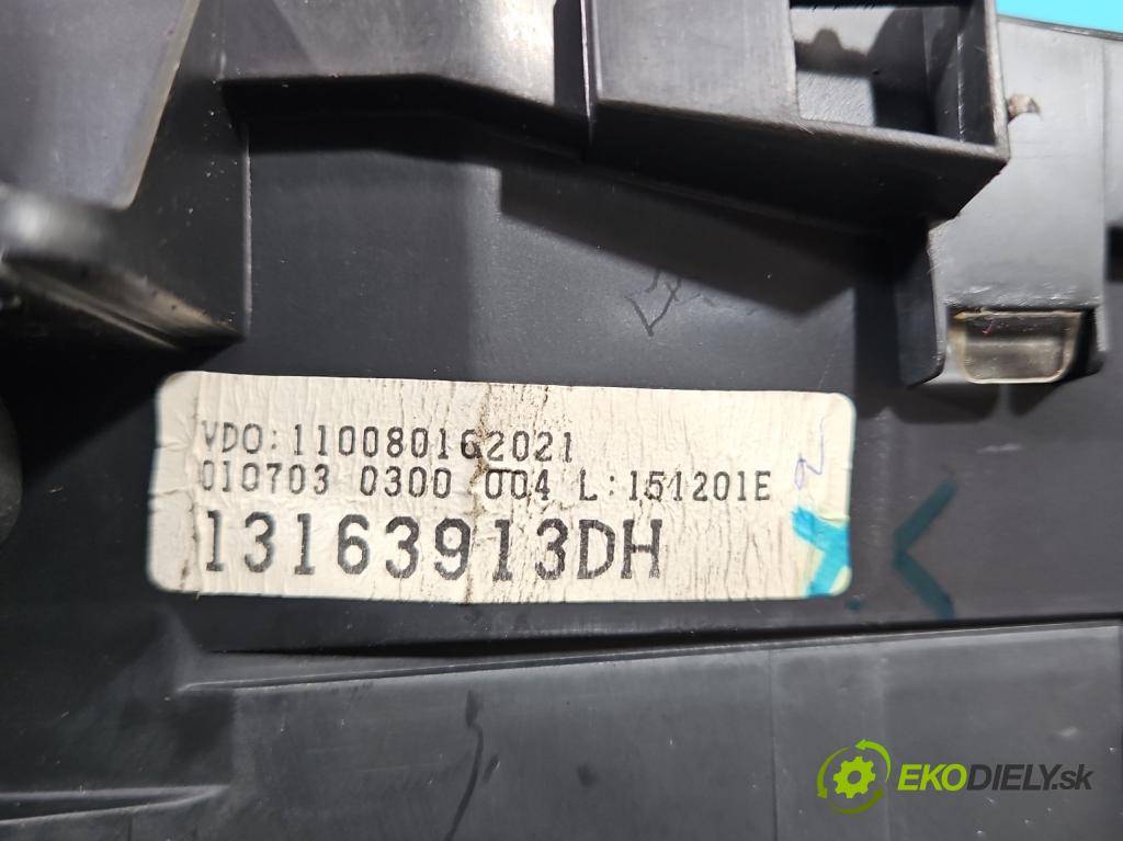 Opel Meriva A 2002-2010 1.6 16V 101 HP manual 74 kW 1598 cm3 5- riadiaca jednotka motora 12214830