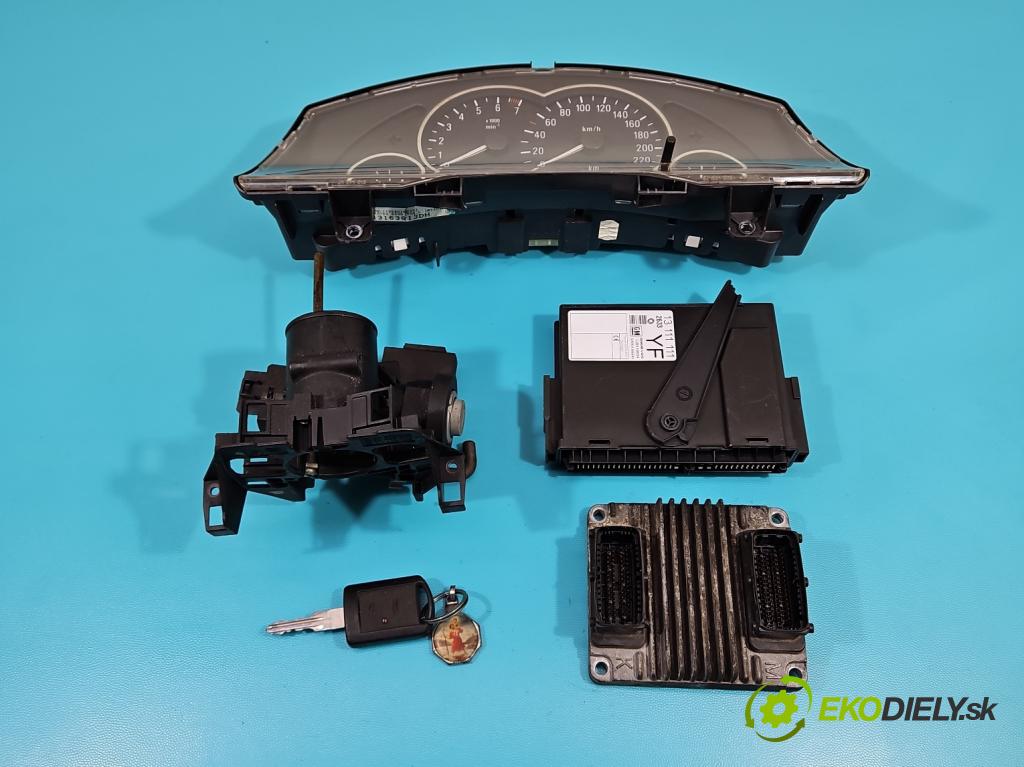 Opel Meriva A 2002-2010 1.6 16V 101 HP manual 74 kW 1598 cm3 5- riadiaca jednotka motora 12214830