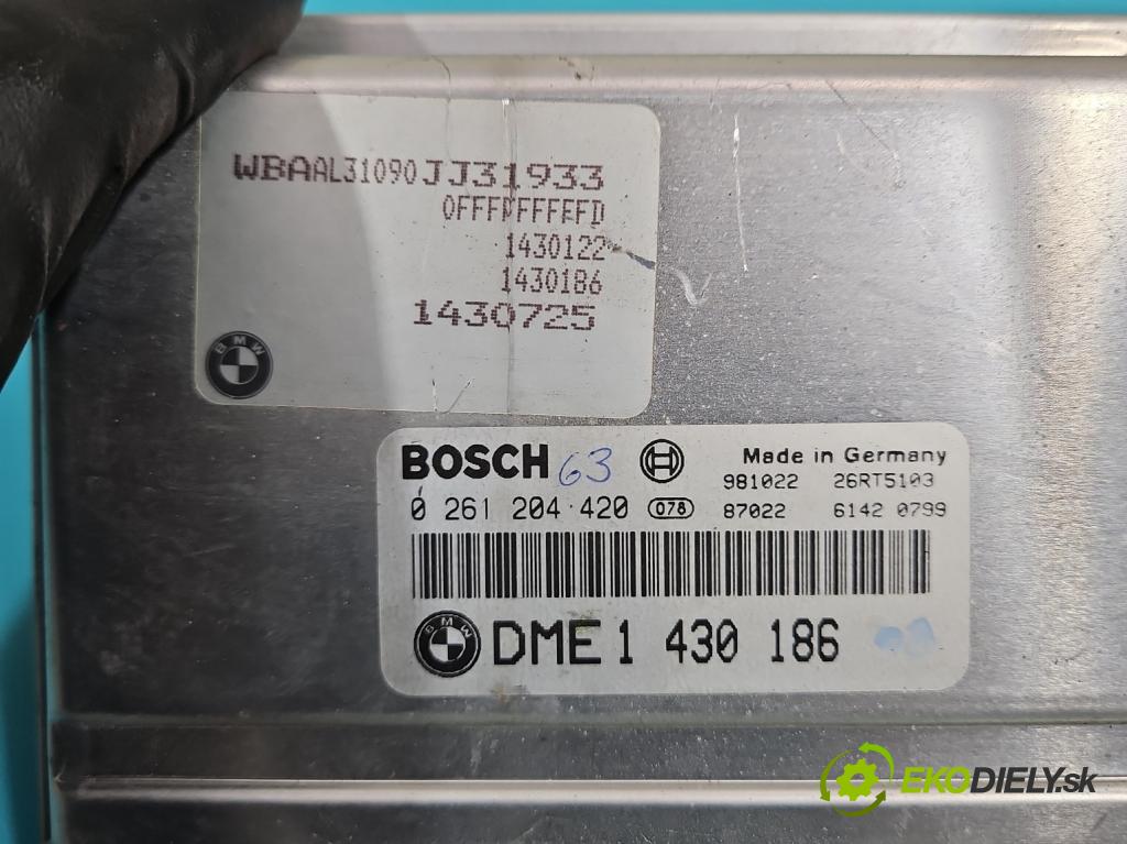 Bmw 3 E46 1998-2007 1.9 118 HP manual 87 kW 1895 cm3 4- riadiaca jednotka motora 0261204420