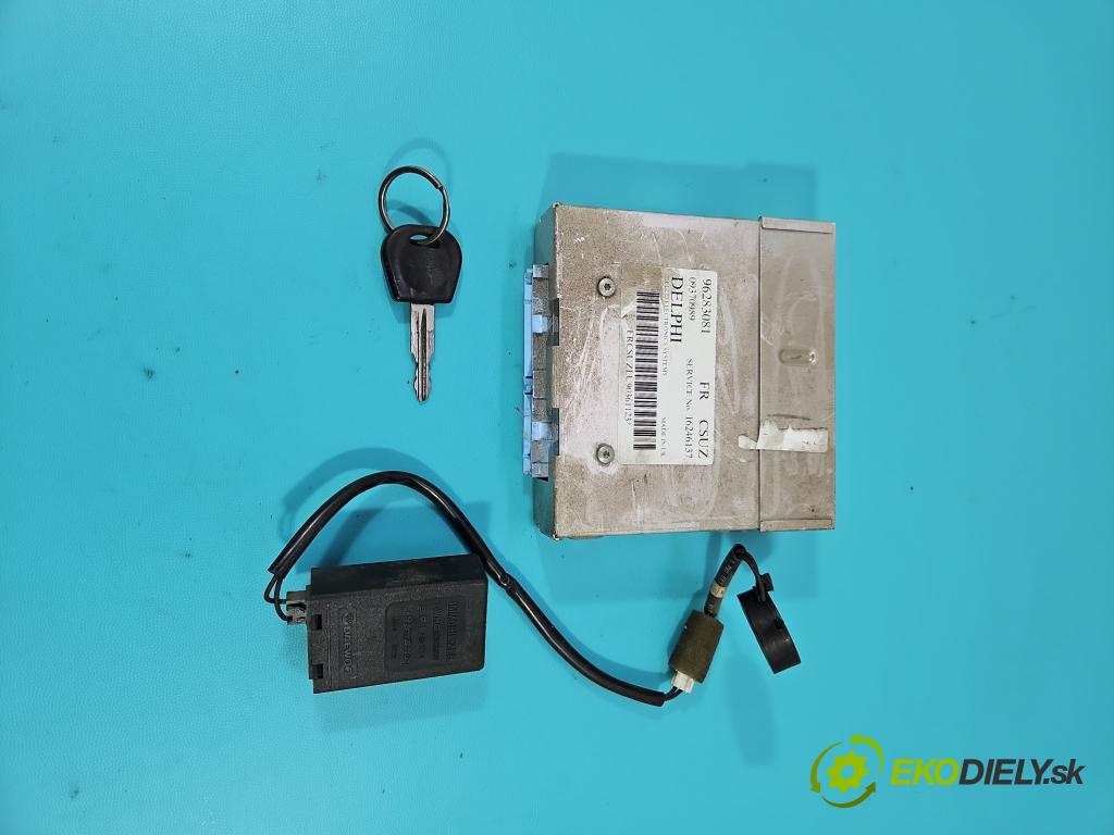 Daewoo Lanos 1.5 16V 99 hp manual 73 kW 1498 cm3 4- řídící jednotka motoru 96283081