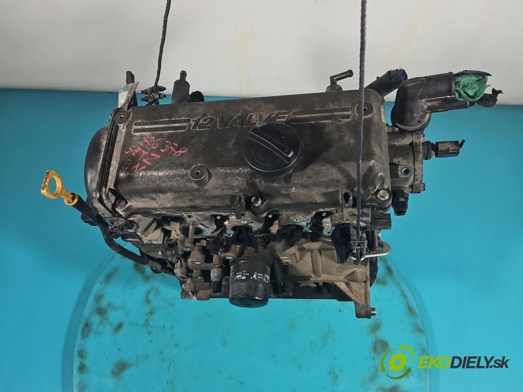 Hyundai Getz 1.1 12V 67KM manual 49 kW 1086 cm3 5- motor benzín: G4HG
