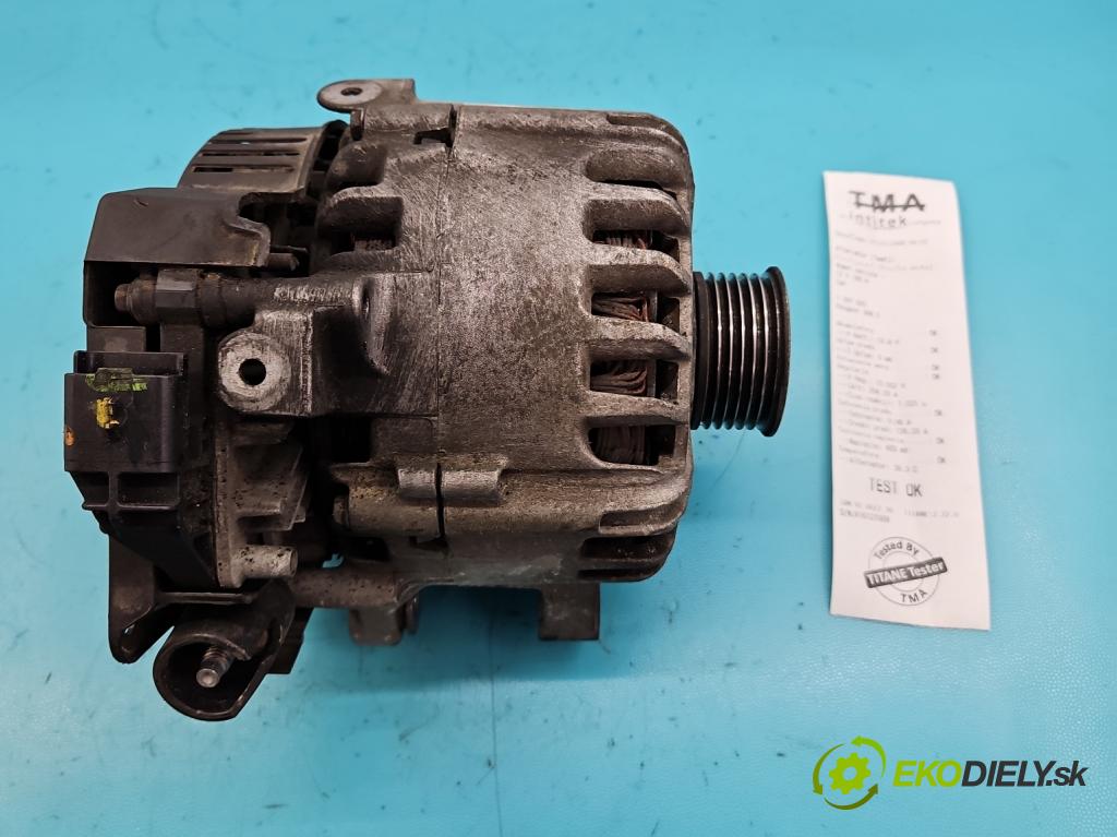 Peugeot 308 I 2007-2013 1.6 hdi 114 HP manual 84 kW 1560 cm3 5- Alternator 9675753680-04 (Alternátory)