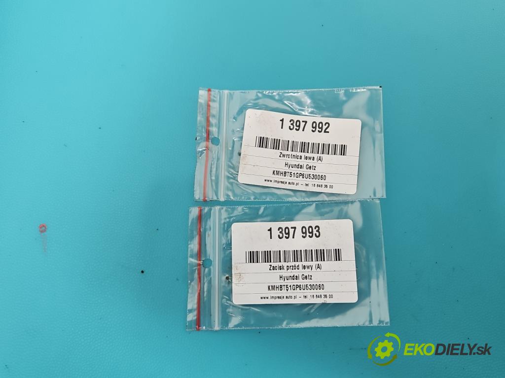 Hyundai Getz 1.1 12V 67KM manual 49 kW 1086 cm3 5- náboj ľavé (Náboje)