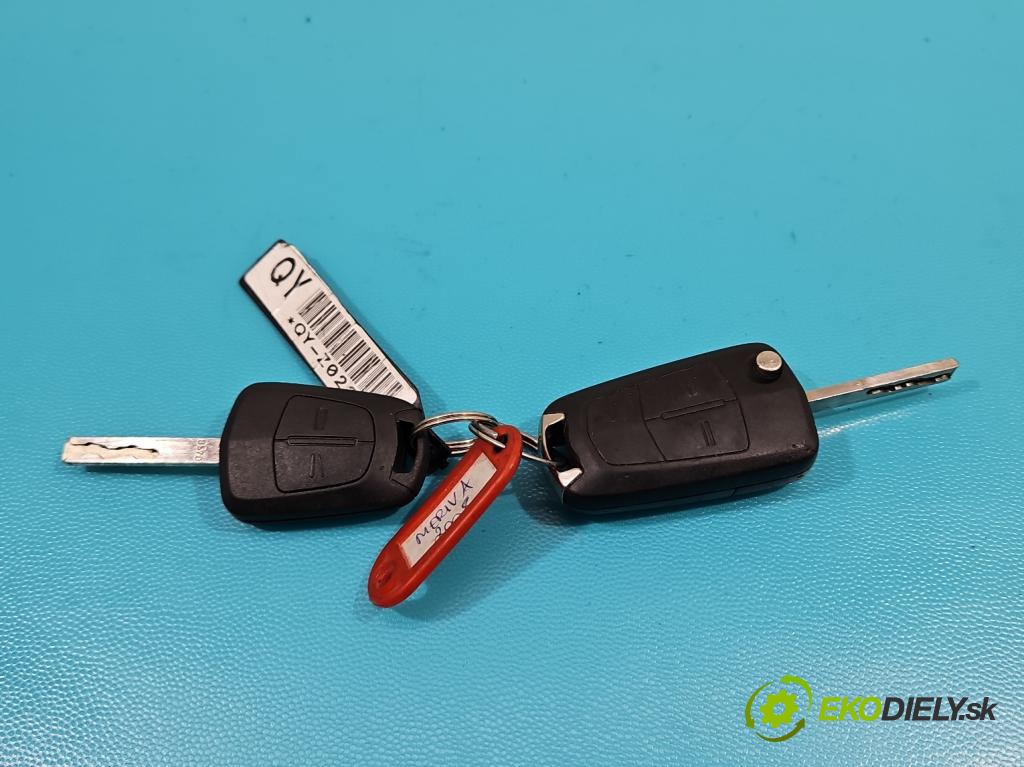Opel Meriva A 2002-2010 1.6 16V 105 HP manual 77 kW 1598 cm3 5- riadiaca jednotka motora 12249823
