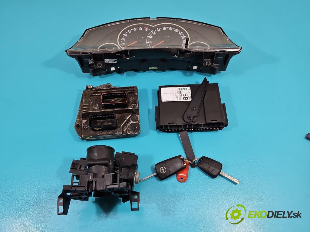 Opel Meriva A 2002-2010 1.6 16V 105 HP manual 77 kW 1598 cm3 5- riadiaca jednotka motora 12249823