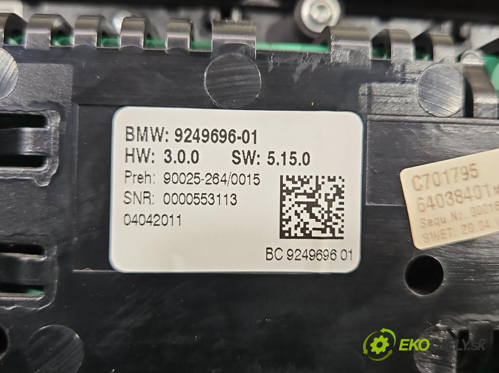 Bmw 5 F10 2010-2017 3.0d 258 HP automatic 190 kW 2993 cm3 5- panel kúrenia 9249696-01