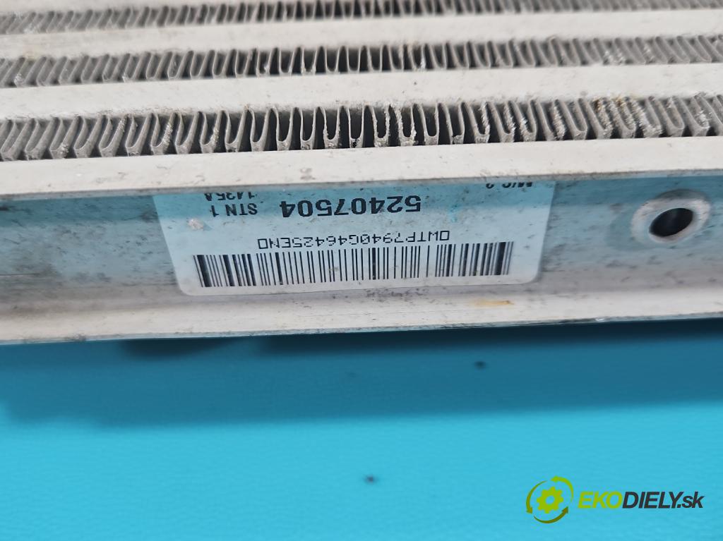 Opel Zafira B 2005-2014 1.9 cdti 120 hp manual 88 kW 1910 cm3 5- Intercooler  (Chladiče nasávaného vzduchu (intercoolery))