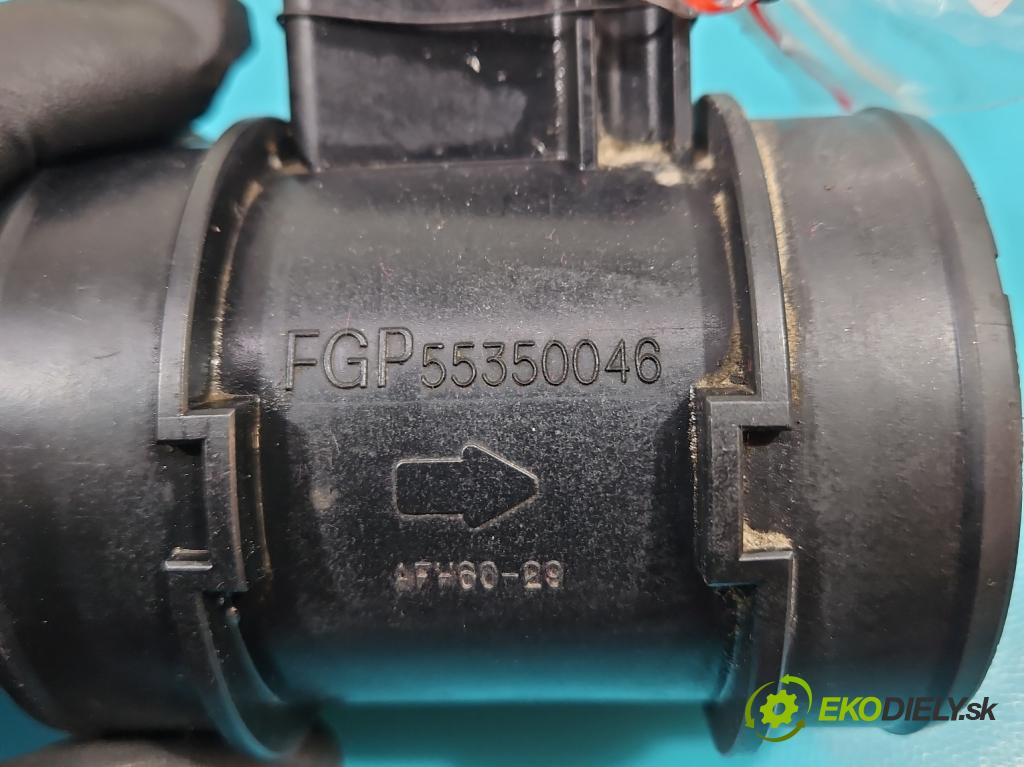 Opel Zafira B 2005-2014 1.9 cdti 120 HP manual 88 kW 1910 cm3 5- průtokoměr: 55350046 (Váhy vzduchu)