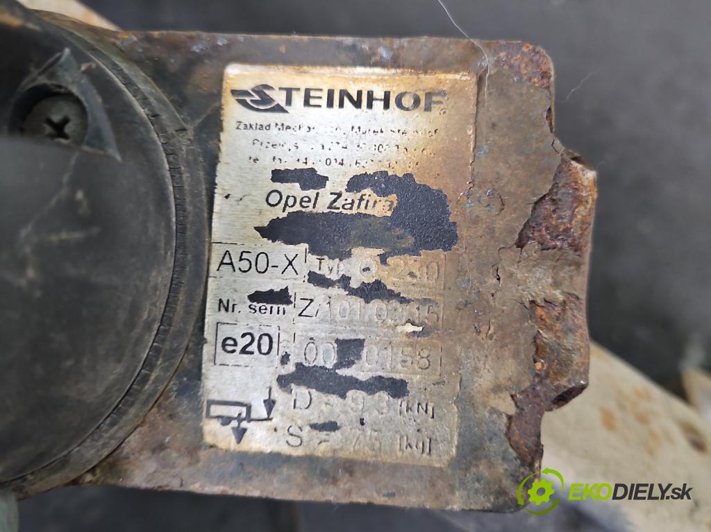 Opel Zafira B 2005-2014 1.9 cdti 120 hp manual 88 kW 1910 cm3 5- oko tažné  (Tažná zařízení)
