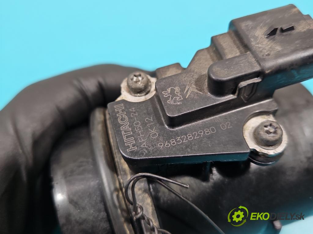 Peugeot 3008 I 2009-2016 1.6 hdi 111KM manual 82 kW 1560 cm3 5- průtokoměr: 9683282980 (Váhy vzduchu)