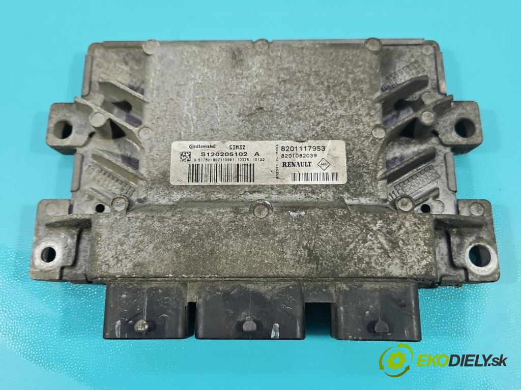 Renault Thalia II 2008-2013 1,2.0 16V 75 HP manual 55 kW 1149 cm3 4- riadiaca jednotka motora S120205102A