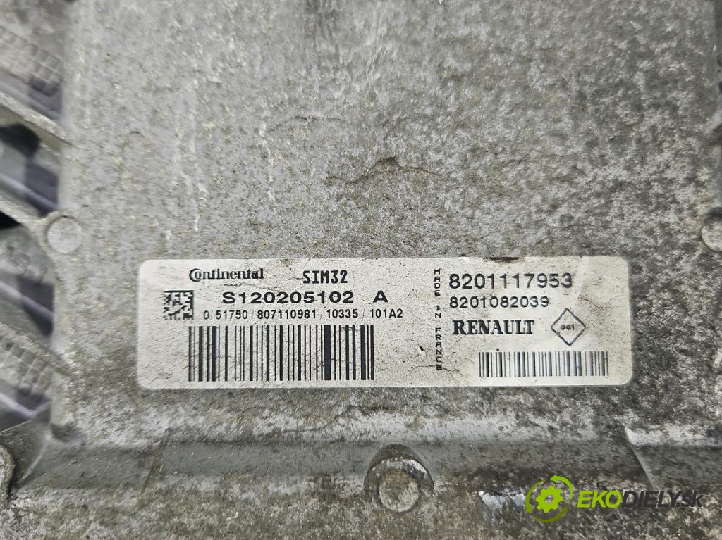 Renault Thalia II 2008-2013 1,2.0 16V 75 HP manual 55 kW 1149 cm3 4- riadiaca jednotka motora S120205102A