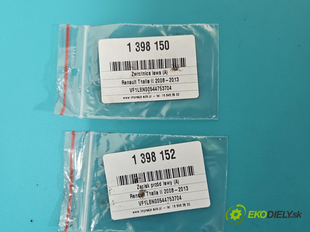 Renault Thalia II 2008-2013 1,2.0 16V 75 HP manual 55 kW 1149 cm3 4- náboj ľavé  (Náboje)