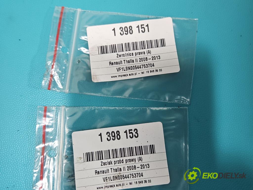 Renault Thalia II 2008-2013 1,2.0 16V 75 HP manual 55 kW 1149 cm3 4- náboj pravé (Náboje)